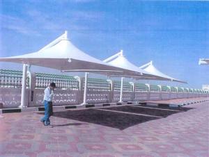 PVC with PVDF Coated Fabric Sheds