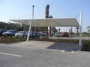 PVC with PVDF Coated Fabric Sheds