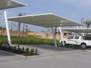 PVC with PVDF Coated Fabric Sheds